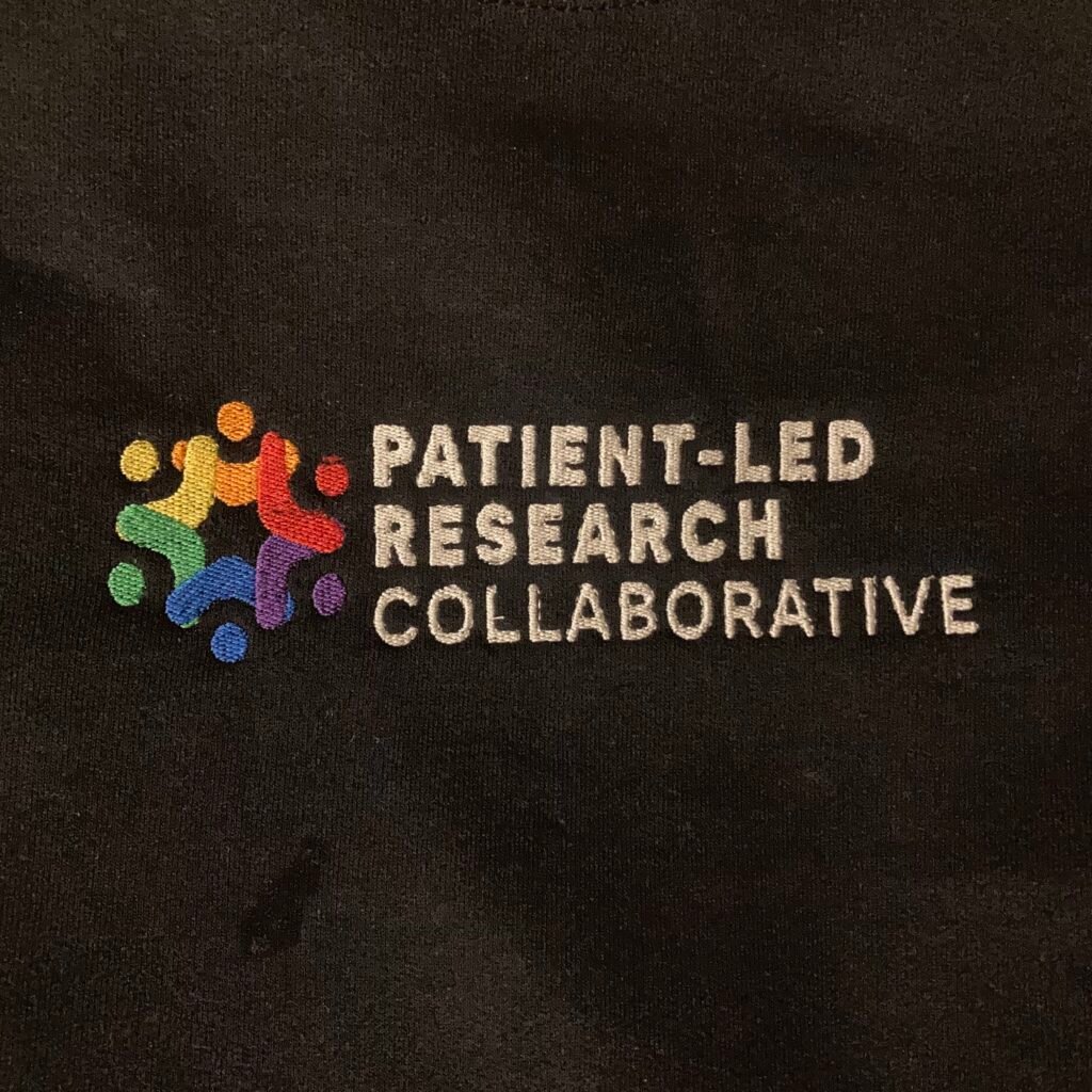IMG_2491 PLRC logo - white font on a black shirt